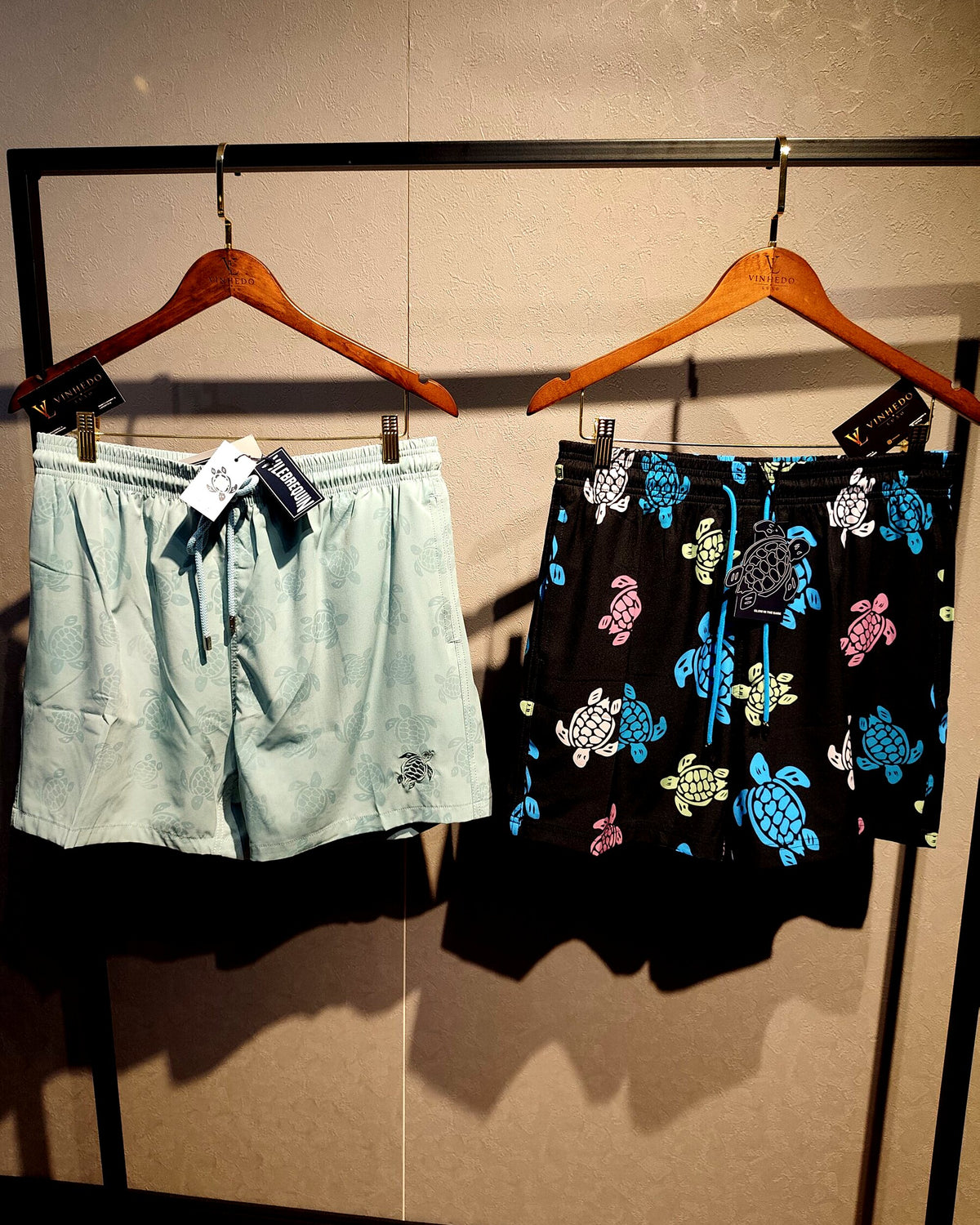 Vilebrequin Shorts (Muda na Água) Azul (muda de cor na água)