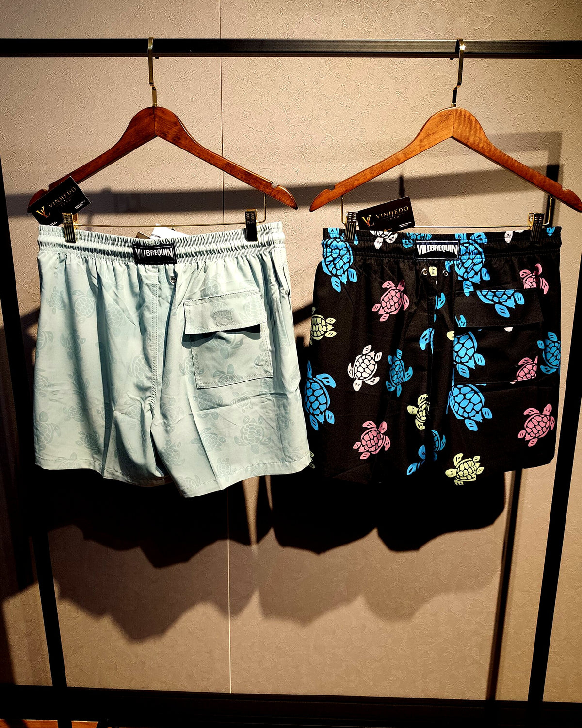 Vilebrequin Shorts (Muda na Água) Azul (muda de cor na água)