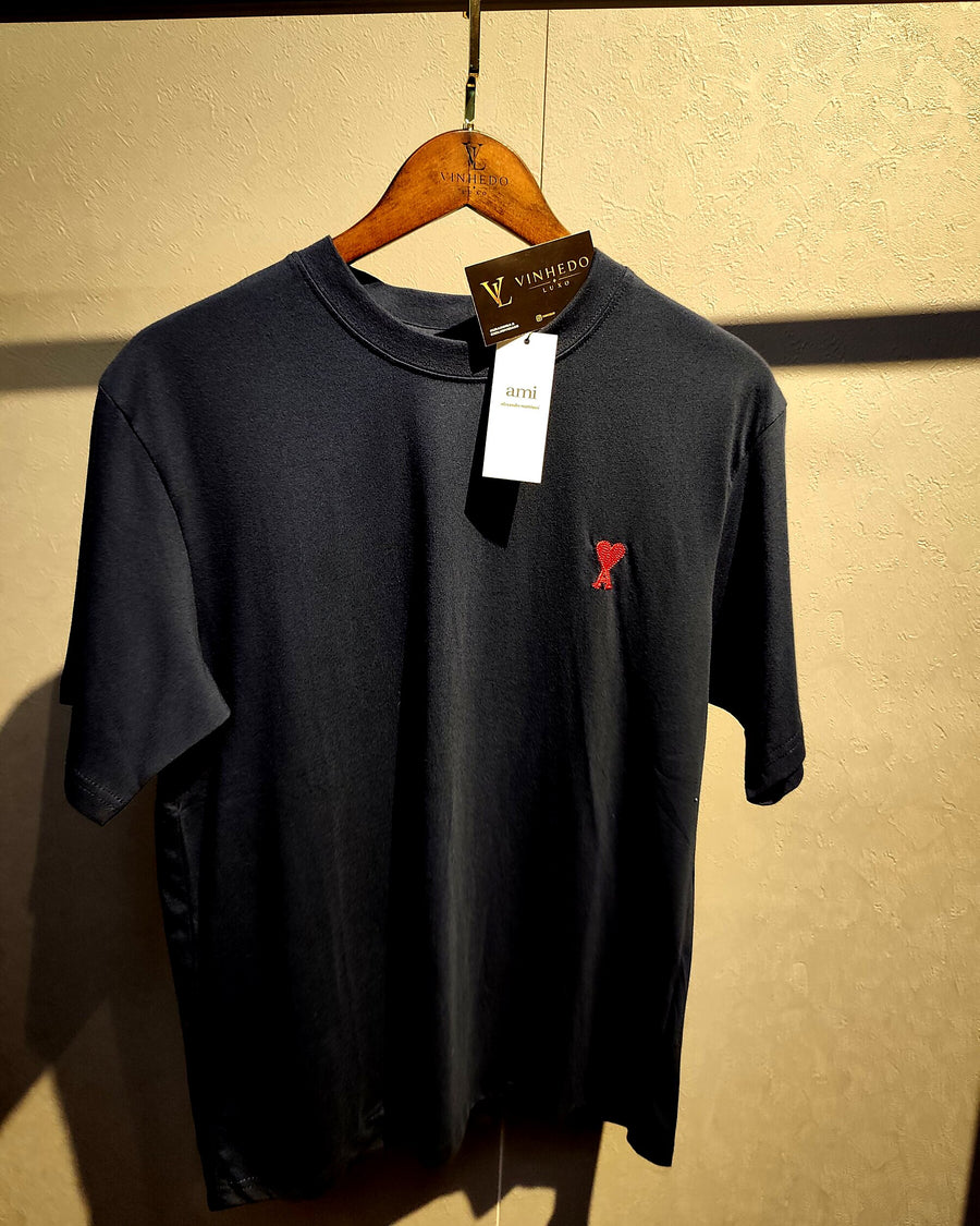 Camiseta Ami Paris Azul marinho