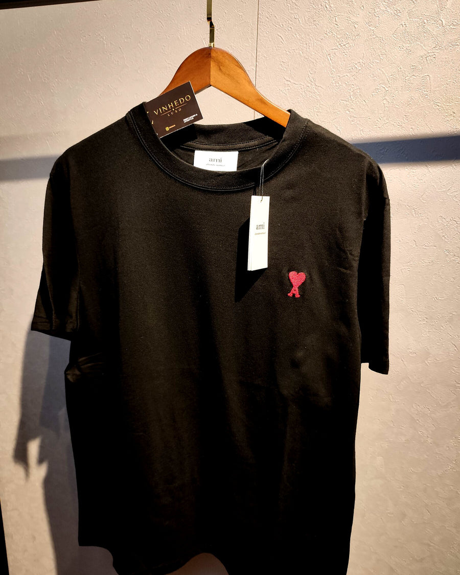 Camiseta Ami Paris Preto