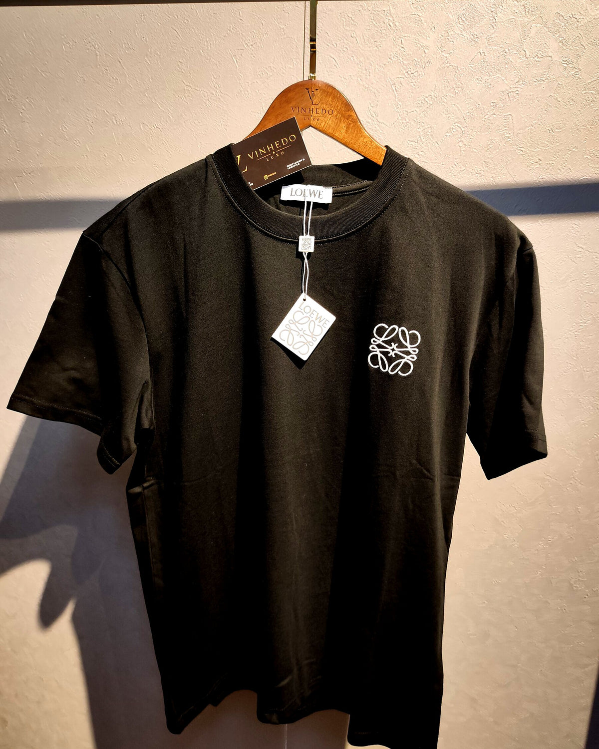 Camiseta LOEWE Preto com branco