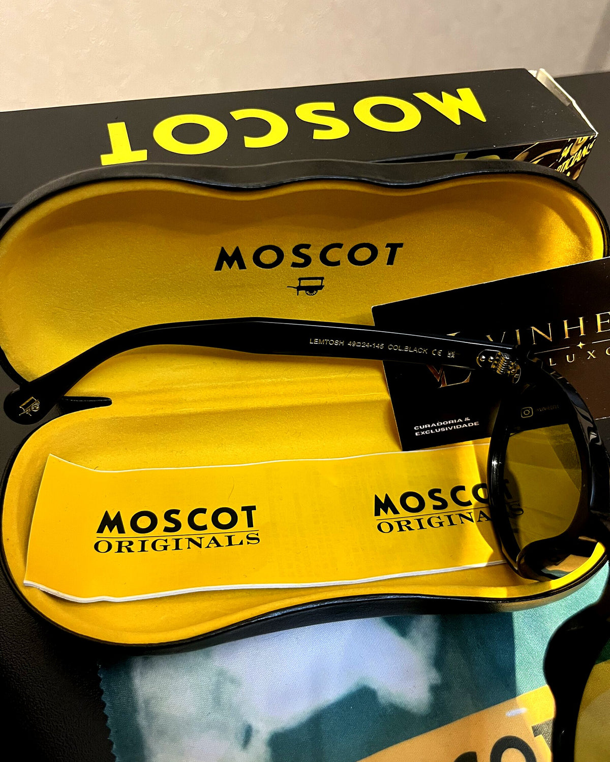 Óculos Moscot Lemtosh Preto