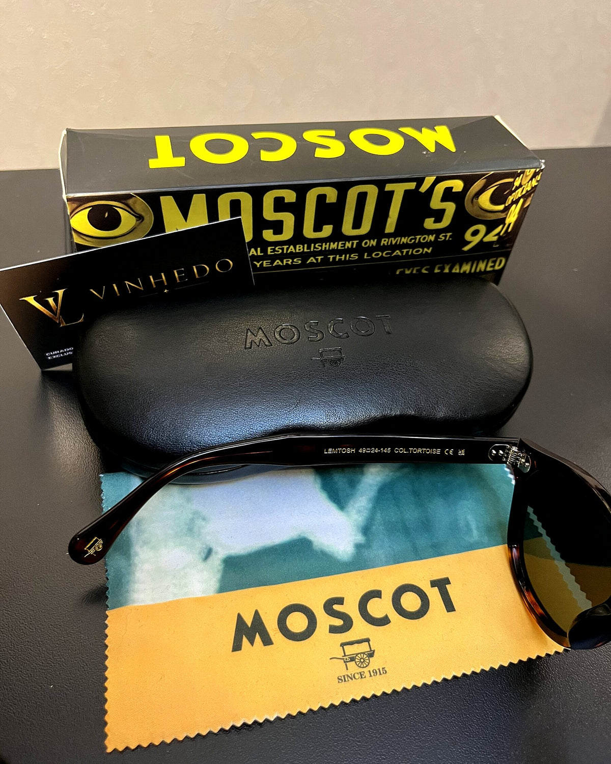 Óculos Moscot Lemtosh Tartaruga
