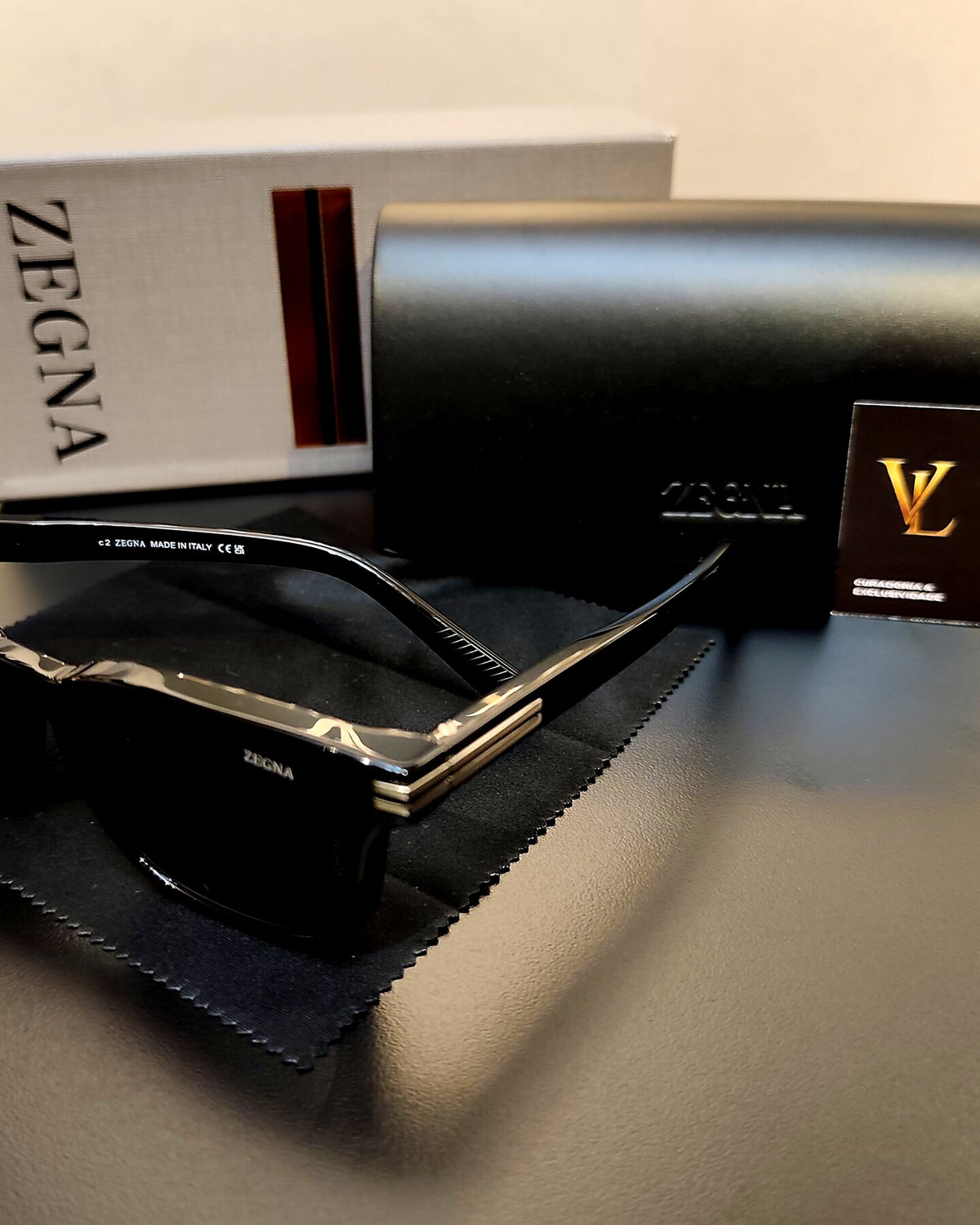 Óculos Zegna Preto