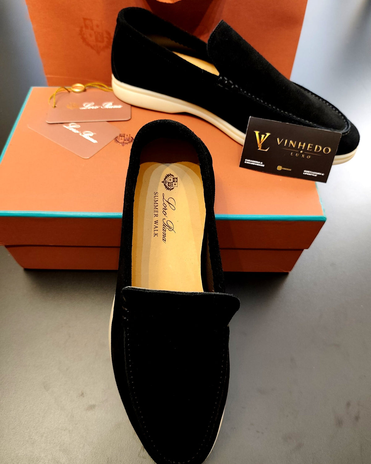 Loro Piana Summer Walk Preto