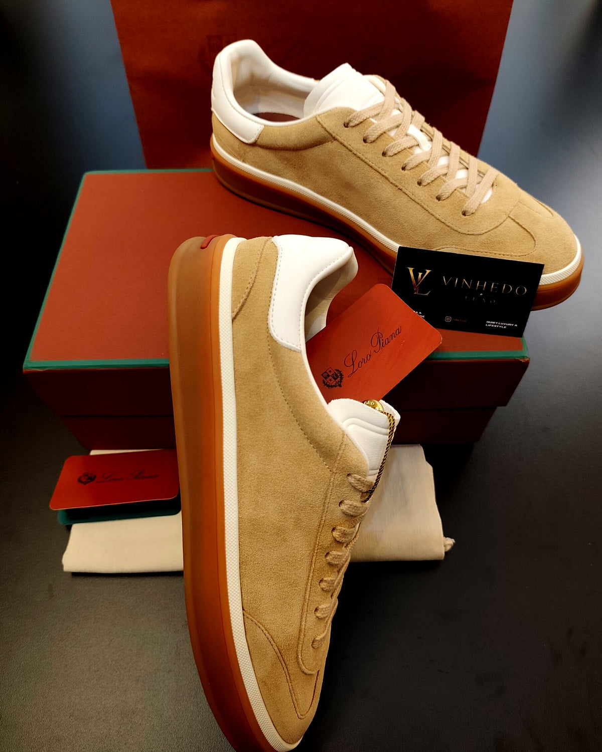 Loro Piana Tennis Walk Bege