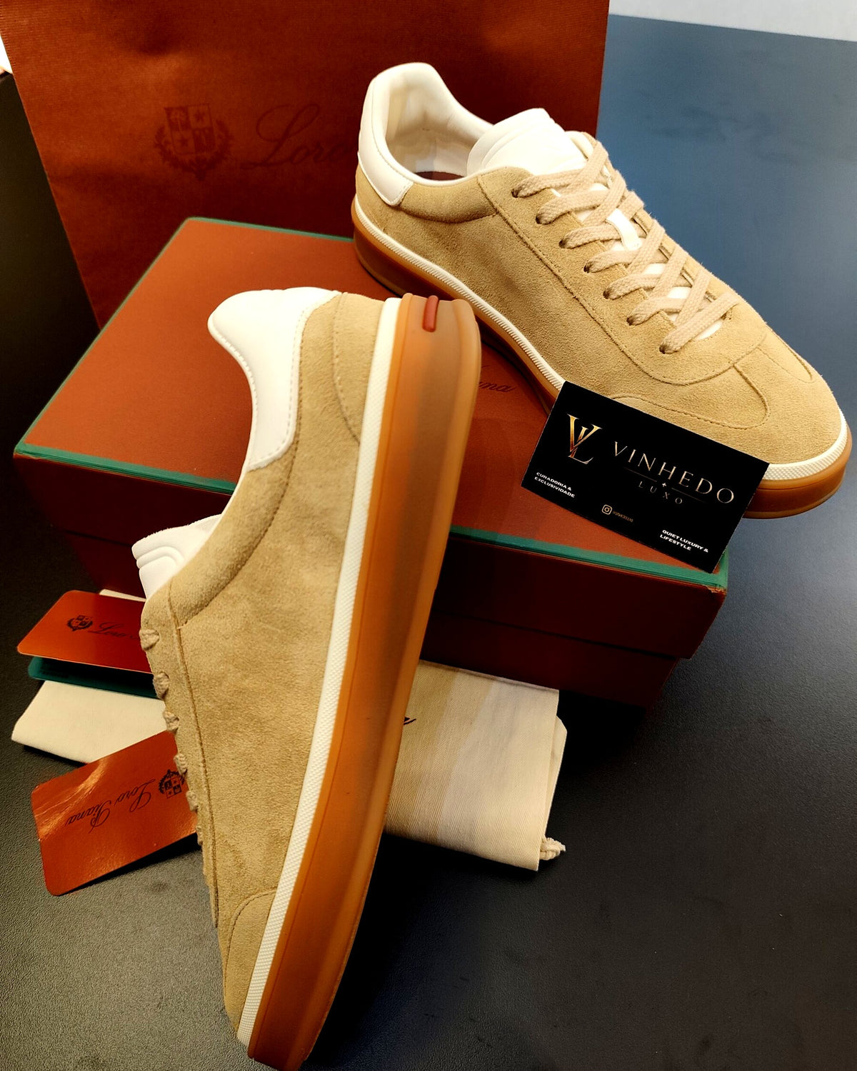 Loro Piana Tennis Walk Bege