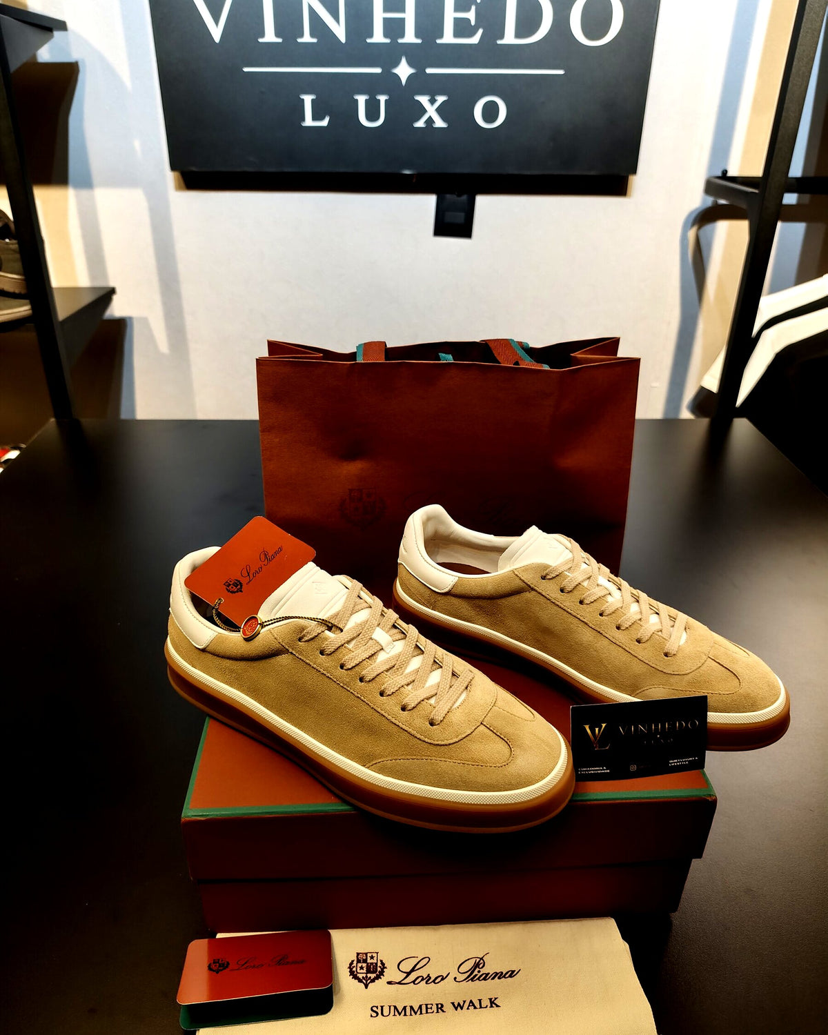 Loro Piana Tennis Walk Bege
