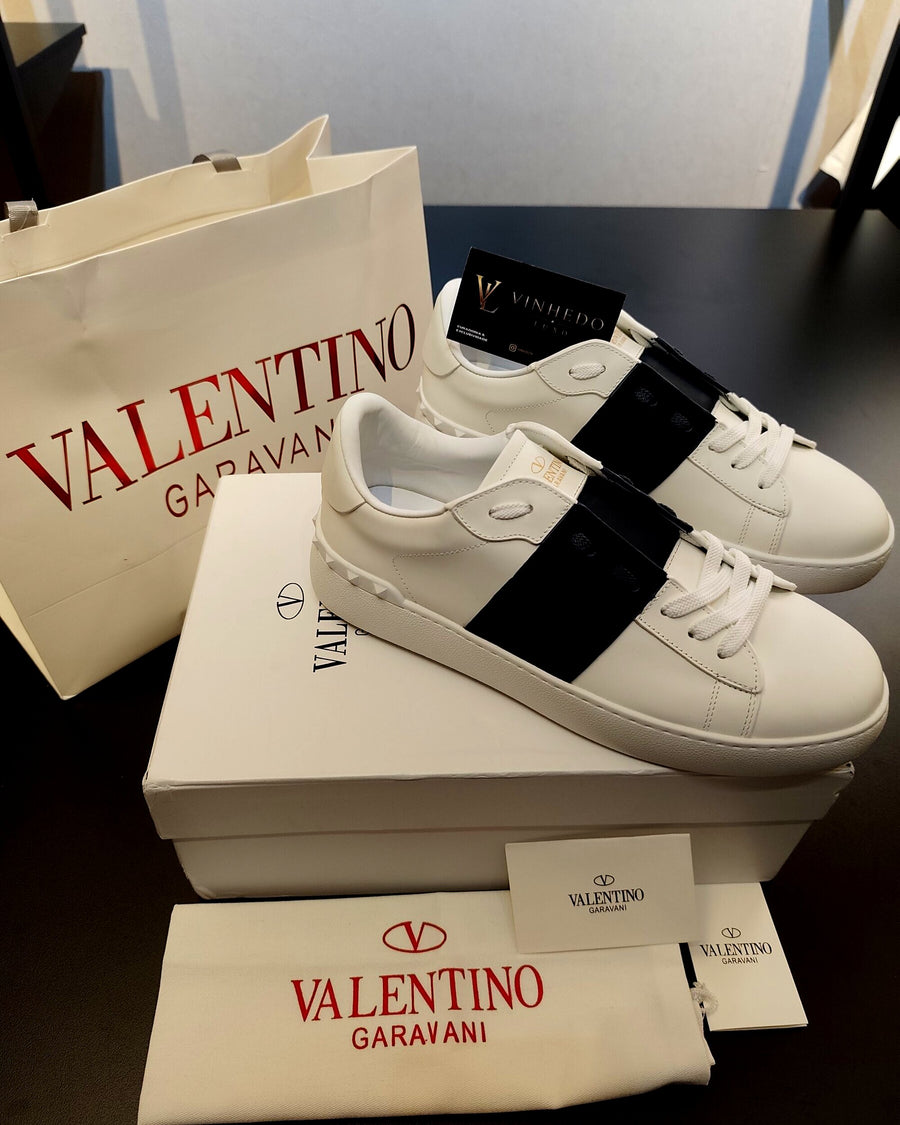 Valentino Garavani Redstud Branco com azul