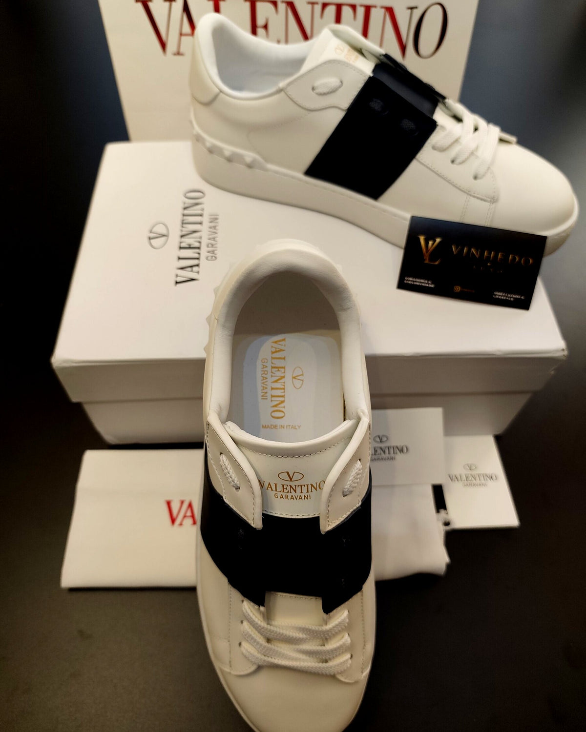 Valentino Garavani Redstud Branco com azul